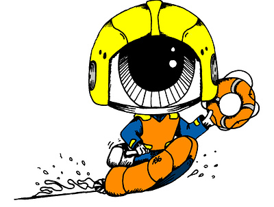 Color Bob art character character design eye illustration mascotte pencil
