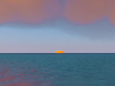 Ocean // Paris Else 3d 3d animation 3d art animation art c4d c4dart else paris sun water