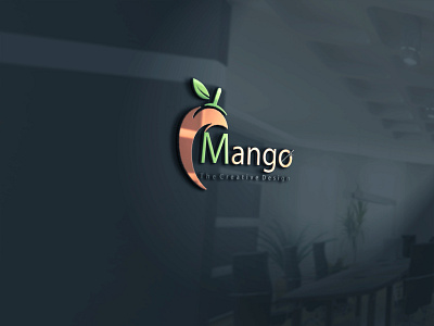mango logo (minimal) banner design banners branding brochure design flat flyer design illustration logo minimal minimalist logo posters and more. vector typography vector