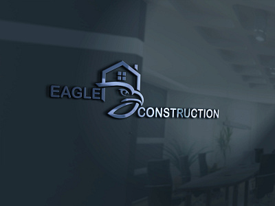 Eagle construction any graphic design brand design brand identity brochure design business card design flat flyer design icon lettermark logo logodesign minimal minimalist logo nagativespace logo numberlogo photoshop editing poster design typography watermark