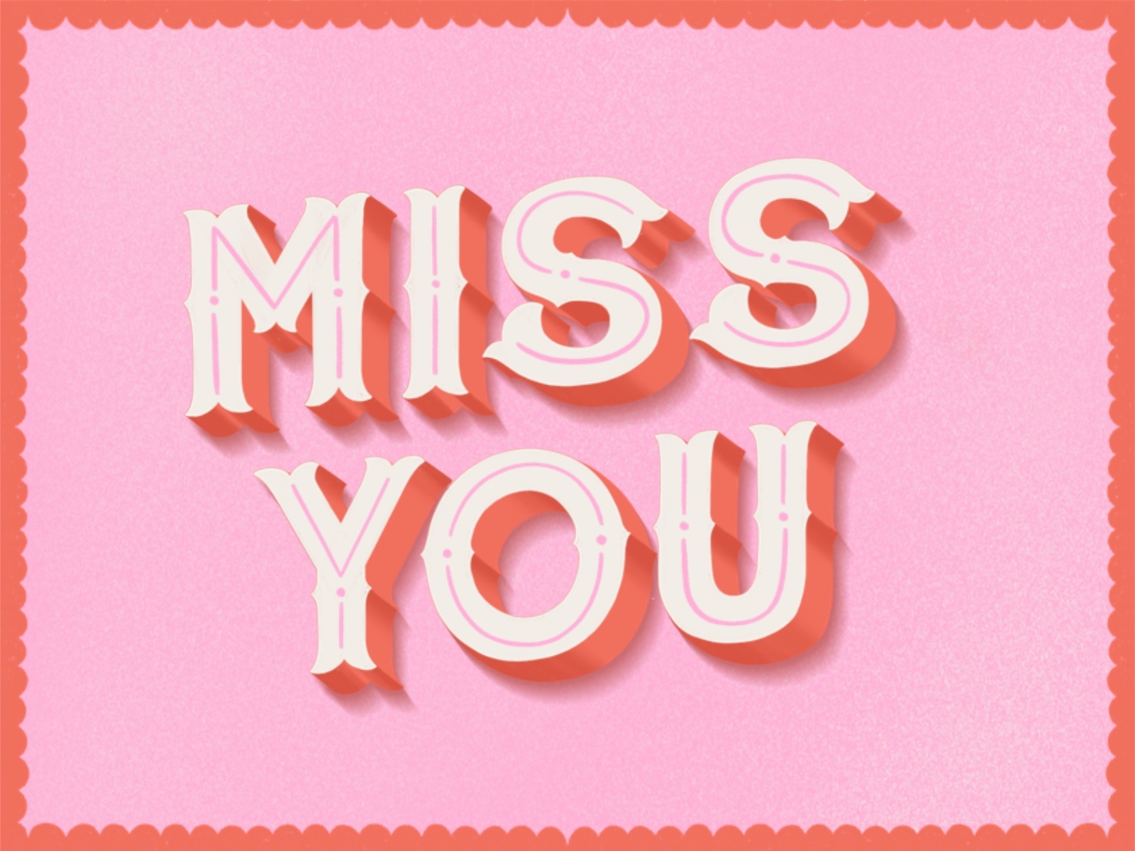 Miss you by Kamilla on Dribbble