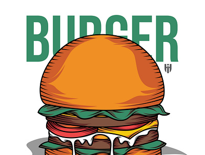 Burger Illustration design illustration vector