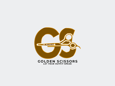 Golden scissors