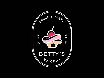 Betty's Bakery awesome branding capcake logobook dailylogo dailylogochallenge dailylogodesign design designer designinspiration logodesign logofolio logonew logoprocess logosix logotype modernlogo typography unitylogo