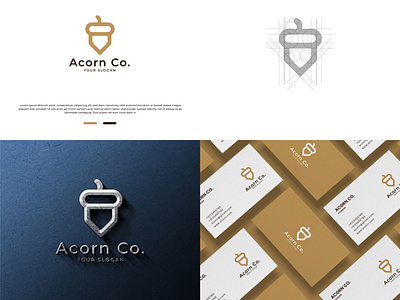 Acorn Co. awesome branding creativelogo dailylogodesign design designer designinspiration graphic design illustration illustrator logo logodesign ui