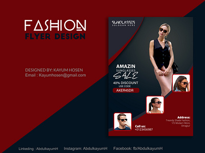 Fashion Flayer Design banner ads branding design editorial fashion brand fashion flyer flyer design flyers graphic graphic design