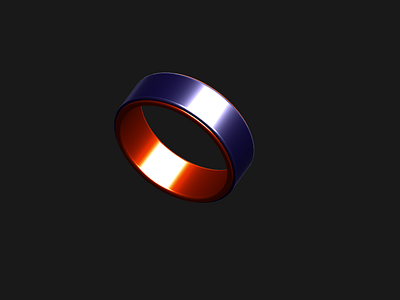 3d metal ring