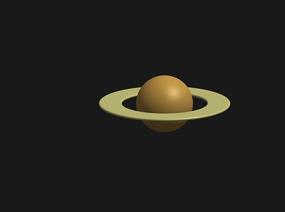 3D saturn