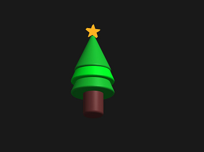 3D X mas tree