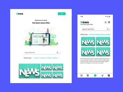 news filter web app