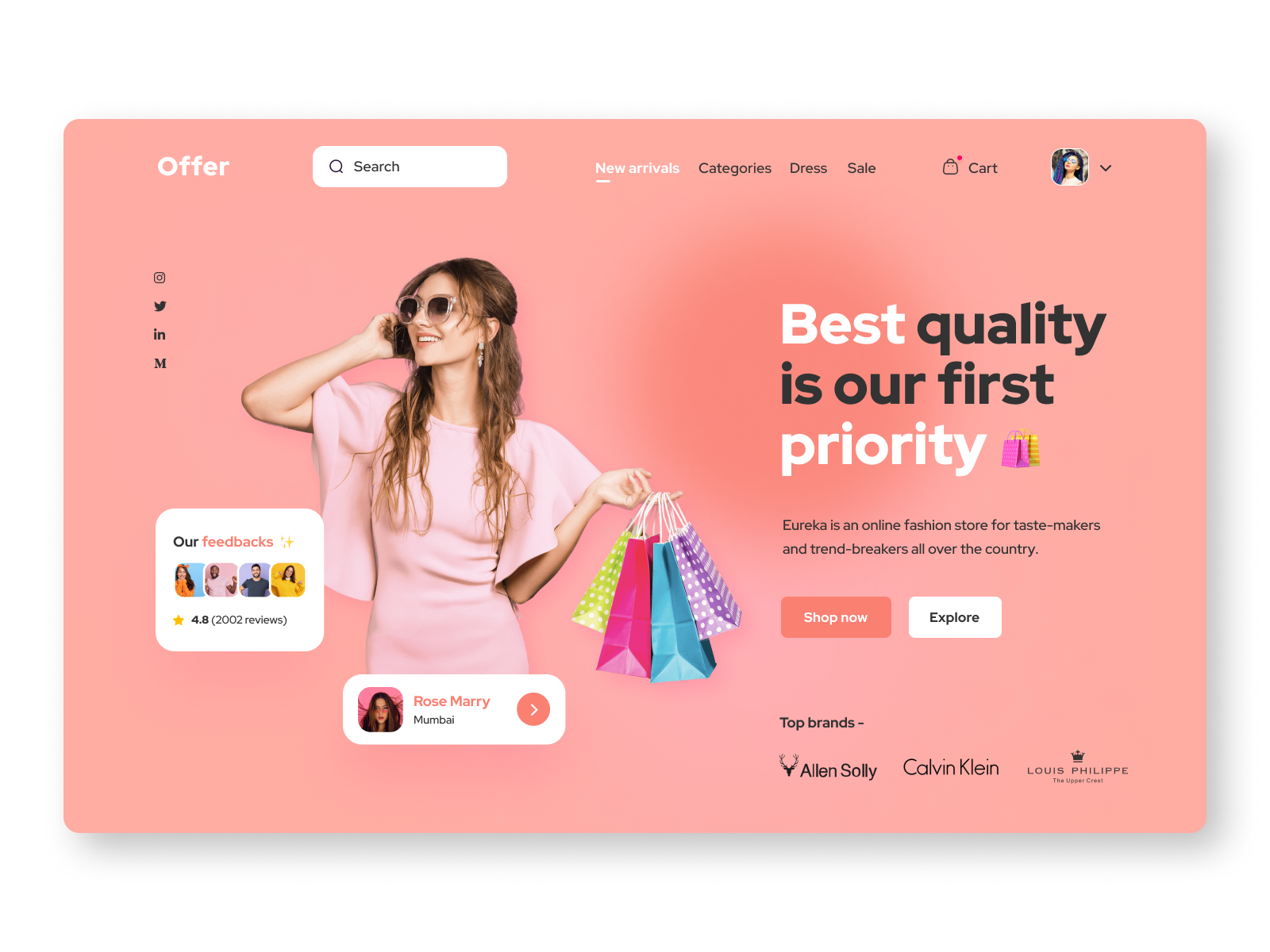 Offer ecommerce design concept by Paradox on Dribbble