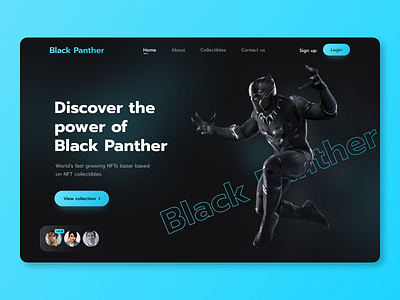 Black panther design concept