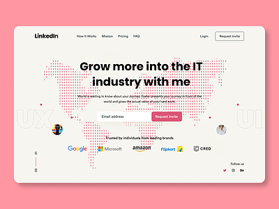 Linkedin design concept