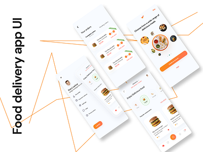 Food delivery app UI