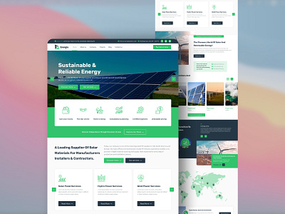 Powerplant setup company home page design