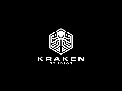 kraken branding design logo vector