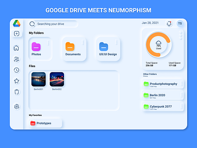 Google Drive meets Neumorphism design google neumorph neumorphic neumorphic design neumorphism ui ui ui ux uidesign uiux ux uxdesign