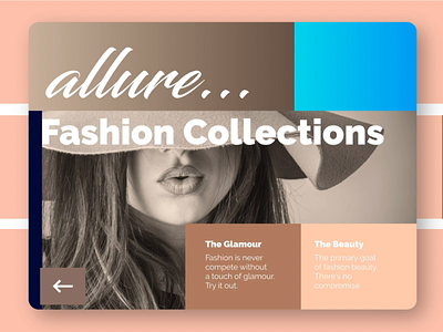 Art and Allure art fashion invision invision studio web design