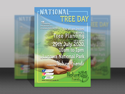 Tree planting event flyer
