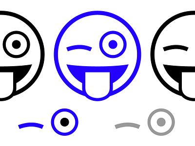 Split Personality emoji tongue u1f61c wink