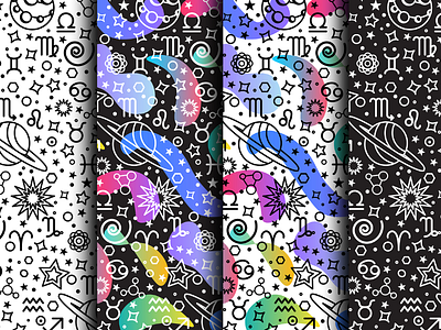 Zodiac Seamless Pattern