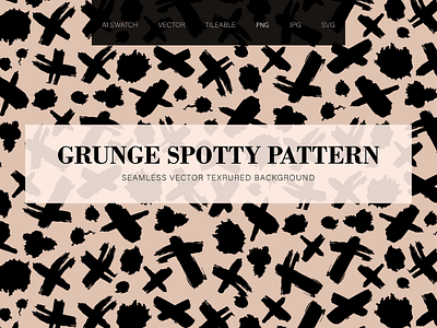 Grunge Cross Seamless Pattern abstract brush cross crossing doodle grunge ornament package pattern print seamless shape