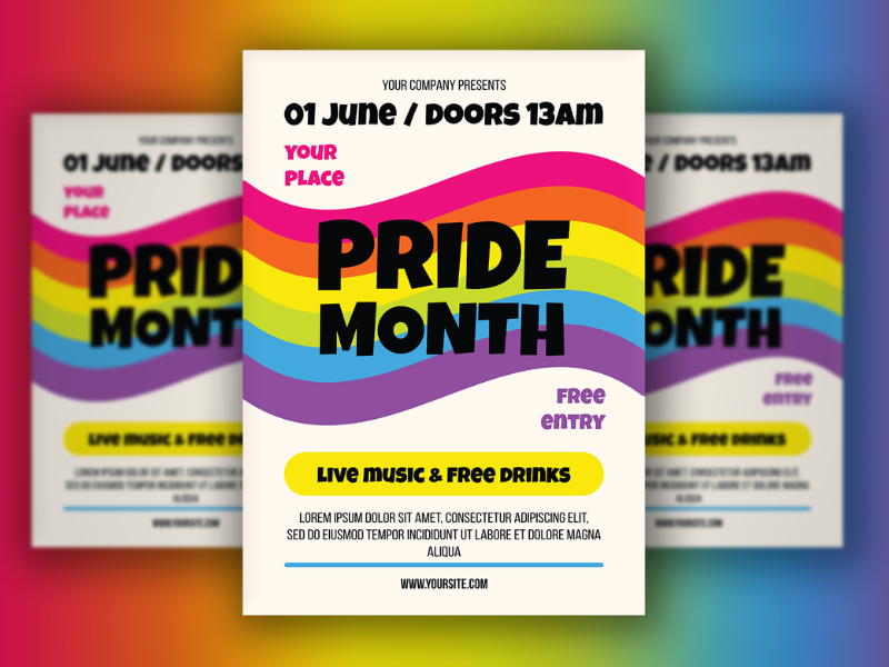 Pride Flyer by barsrsind on Dribbble