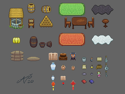 Pixel Props Spritesheet