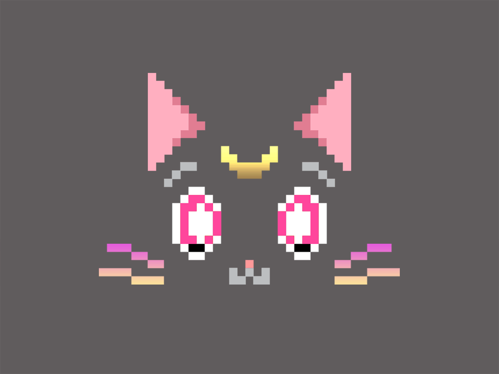 Happy Whiskers #03 cats pixel pixel art pixelart pixels sailormoon