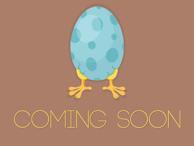 Russian Easter Coming Soon chicken coming soon egg happy easter illustration surprise vector