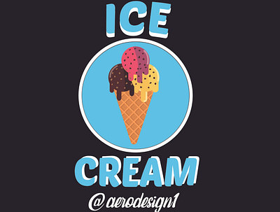Ice Cream art branding design graphic design icon illustration illustrator logo typography vector