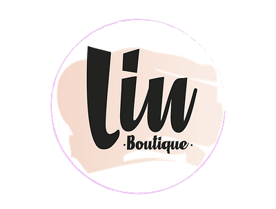 LIN BOUTIQUE art branding design graphic design icon illustration illustrator logo logotipo typography