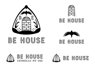 Be House Retreat Center | Branding be house logo bird logo brand suite branding earth logo farm logo farming logo house logo illustration logo retreat logo silo logo silo logo design