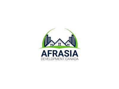 Afrasia Development canada design flat logo real estate realestate vector