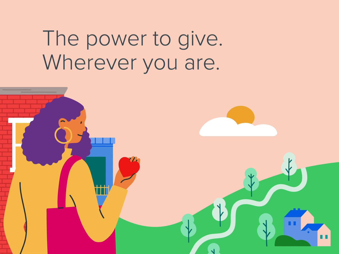 The Power To Give. Wherever You Are. By Charitable Impact Experience On ...