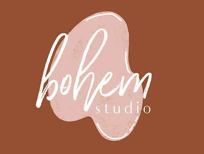 Bohem Studio Graphic Design Logo branding design flat graphic design icon logo minimal type typography web