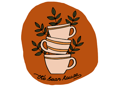 The Bean House Branding Coffee Shop Logo branding coffee shop coffeeshop coffeeshop logo design flat graphic design icon logo minimal typography web