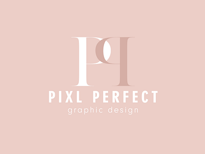 Pixl Perfect Graphic Design Logo branding design flat graphic design icon logo minimal type typography web