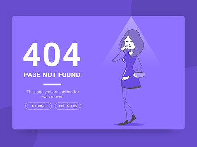 404 Page 404 error design illustrations line art mobile ui web