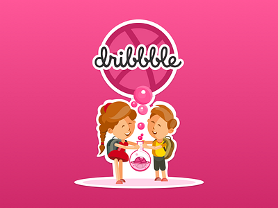 Dribbble Design Lab Sticker