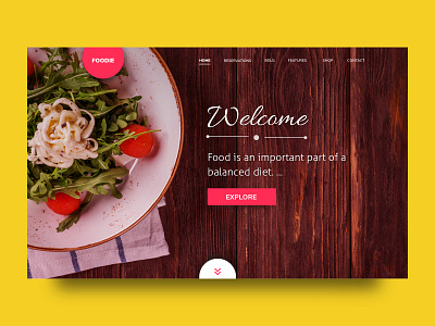 Food Website food app ui user experience user interaction ux web website
