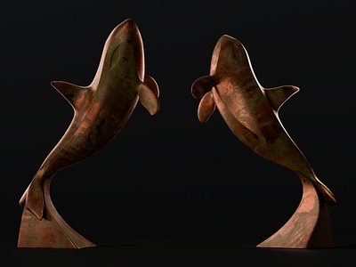 Bronze Killer Whale