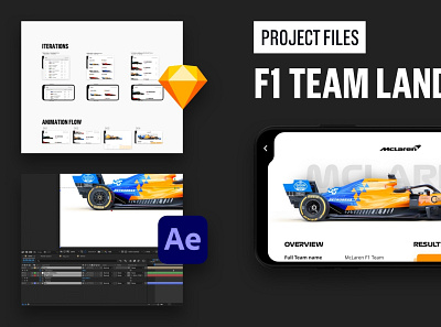 F-1 Rebrand Concept animation graphic design motion graphics ui ux