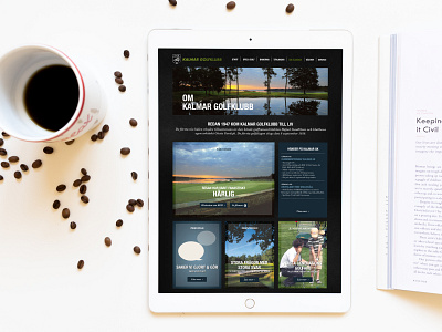 Kalmar Golfcourse - Sweden branding design front end marketing seo ui ux