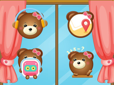 1 bear cute mobile phone teddy the theme