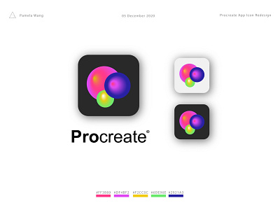 Procreate Redesign Challenge app appdesign branding design graphicdesign illustration illustrator procreate procreate art procreateapp product design ui ux vector