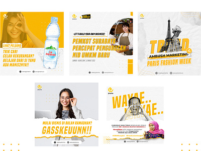 Social Media ROEANG JENAMA branding design vector