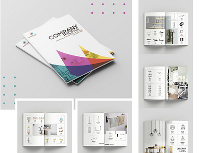 Company Profile Home Decor Company company profile graphic design layout