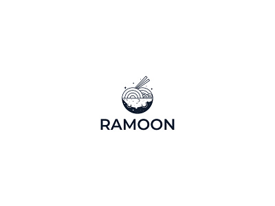 ramoon logo affinity designer affinitydesigner moon ramen
