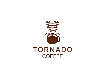 tornado coffee logo affinity designer coffee negative space tornado